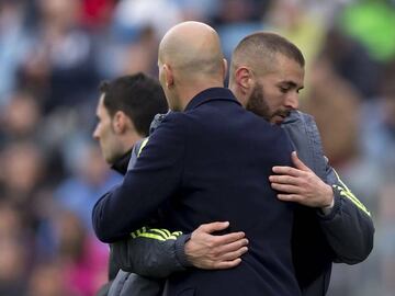 French connection: Zidane and Karim Benzema 