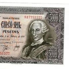 ¿Por qué se le llamaba “boniato” al billete de 5.000 pesetas en España?