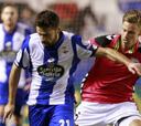 Bruno Gama y Joselu dan vida al Depor ante un Alavés que sesteó