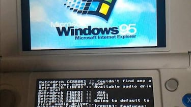 Windows 95 ya funciona en una 3DS