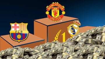 El Real Madrid ya no es el más rico: Manchester United y Barcelona lo superan