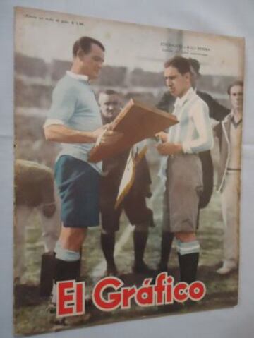 17 DE JUNIO | En 1968 fallece el ex futbolista uruguayo José Nasazzi (izquierda), campeón del mundo en 1930 y ganador de cuatro Copas América.