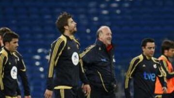 <b>LISTOS. </b>Del Bosque podrá contar con todos el día 24 de mayo.