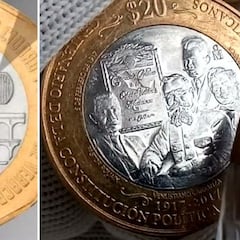 Las monedas de 20 pesos que valen millones en el mercado mexicano