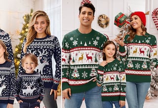 ¿En busca del jersey navideño definitivo? Estos para toda la familia son cálidos, suaves y muy divertidos