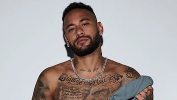 Neymar debuts as an underwear model with the new launch of the men’s line from SKIMS, Kim Kardashian’s exclusive brand.