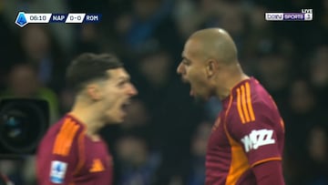 La primera de Bryan Zaragoza en Italia y es para enmudecer a todo Nápoles: un súper clase