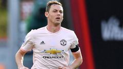 Matic, en un partido con el Manchester United.