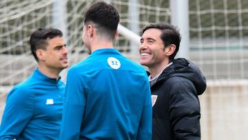 Marcelino García Toral disfruta en Lezama.
