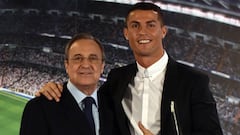 Florentino P&eacute;rez y Cristiano Ronaldo.