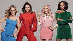 Todas las Spice Girls a excepci&oacute;n de Victoria Beckham, Geri Halliwell, Mel C, Emma Bunton y Mel B, en una foto promocional de su gira revival 2019.