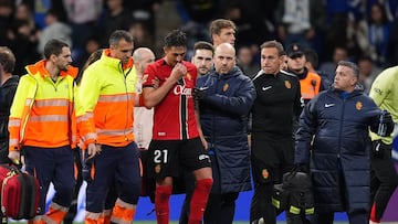 Raíllo, durante el partido de LaLiga EA Sports contra el Oviedo.