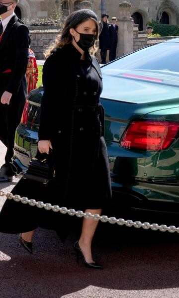 La Princesa Eugenie llega al Castillo de Windsor. 