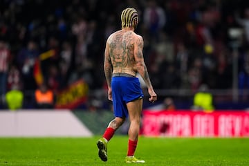 Los tatuajes más espectaculares de los jugadores del Atlético y del Real Madrid