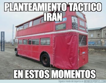 Los divertidos memes que dejó la defensa de Irán ante España