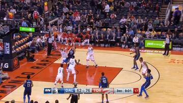 Doncic va un paso más allá: malabarismos y canastón con la izquierda