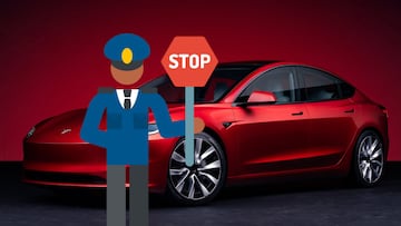 Tesla piloto automatico conduccion automatica linea continua multas dgt trafico cuando se puede adelantar en linea continua ciclistas puntos de carnet multa adelantar izquierda se?ales tesla