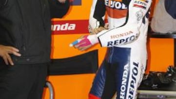 <b>SE ACABÓ.</b> Dani Pedrosa, piloto español de Repsol Honda, abandonará el suministro de neumáticos Michelin a partir de la próxima prueba del Mundial, según informaron hoy responsables de Honda al término del gran premio de San Marino.