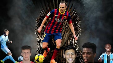 Eight future pretenders to Andrés Iniesta's pass-master throne