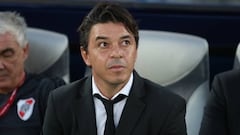 Gallardo demoró la atención a los medios por ver la final