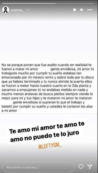 Esposa de Lefty Sm revela cómo fueron los últimos momentos del rapero 