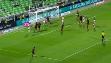 El pase gol de Mati Fernández en derrota de Necaxa