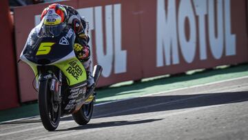 Jaume Masiá en la recta del Ricardo Tormo.