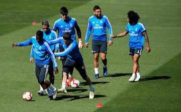 El Madrid prepara el partido contra el Rayo