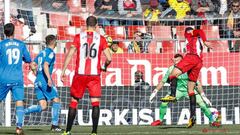 Stuani lleva de cabeza al Getafe y aúpa al Girona a Europa