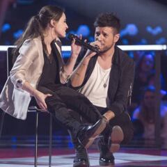Pablo López y Miriam, protagonistas de la actuación más emotiva de La Voz
