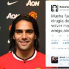 Falcao se solidariza con James por su lesión en el pie