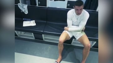 Nuevo vídeo de Cristiano en el vestuario de ese día: impacta tanto o más que el primero