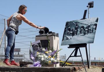 Homenaje a Ángel Nieto en el Circuito del Jarama en Madrid.