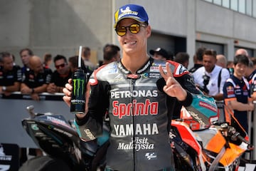 Fabio Quartararo saldrá desde la segunda plaza en el Gran Premio de Aragón. 