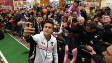 Dybala, jugador del Palermo.