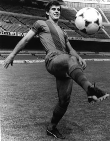 Jugó en el Atlético de Madrid de 1979 a 1982