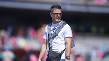 José Antonio Noriega previo a un partido de Monterrey.