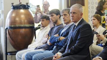 Lucas Alcaraz, con Pcheta, Lama y Rodelas,