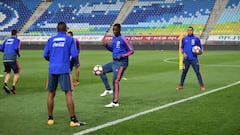 El entrenamiento de Colombia en el Estadio Mundialista de Suwon