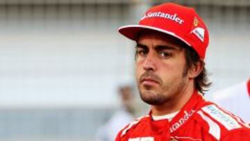 Alonso durante el pasado GP de Bahrain. 