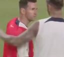 Publican una nueva toma del conflicto entre Messi y Ramos: el argentino se molestó