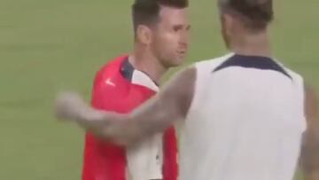 Publican una nueva toma del conflicto entre Messi y Ramos: el argentino se molestó