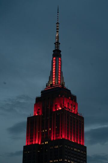 El Empire State se ilumina en homenaje a Bayern Munich FC