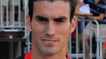 Alejandro ?lfaro en su presentaci¨®n con el Mallorca.