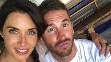 Pilar Rubio y Sergio Ramos durante sus vacaciones de verano 2018.