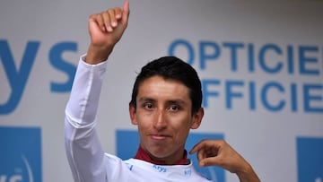 Deportistas colombianos felicitan a Egan Bernal.