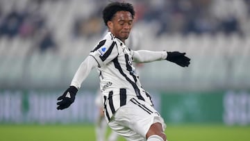 Juan Cuadrado en un partido de Juventus en Serie A.