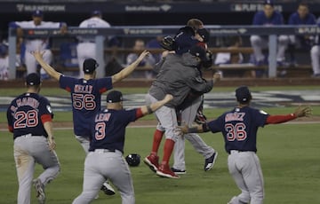 Las mejores imágenes de la celebración de Boston Red Sox