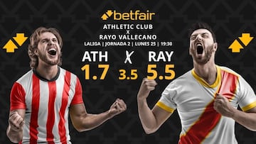 Athletic Club vs. Rayo Vallecano: horario, dónde ver, pronósticos y clasificación