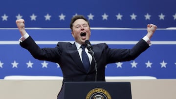 The billionaire backer and bestie of Donald Trump thanked the voters in a bizare way on innaugration day.